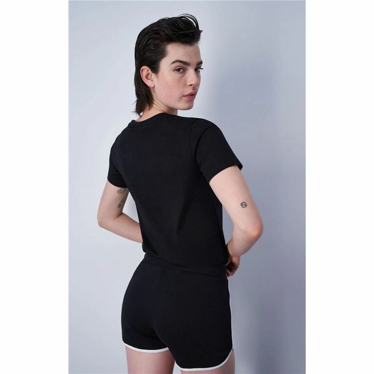 Tricou cu Mânecă Scurtă Femei Champion Crewneck