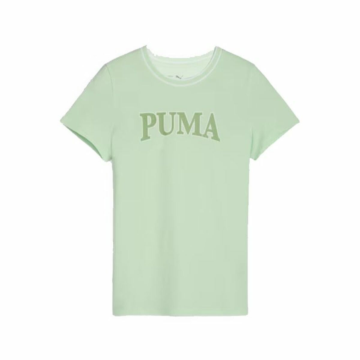 Tricou cu Mânecă Scurtă pentru Copii Puma Squad Verde lămâie