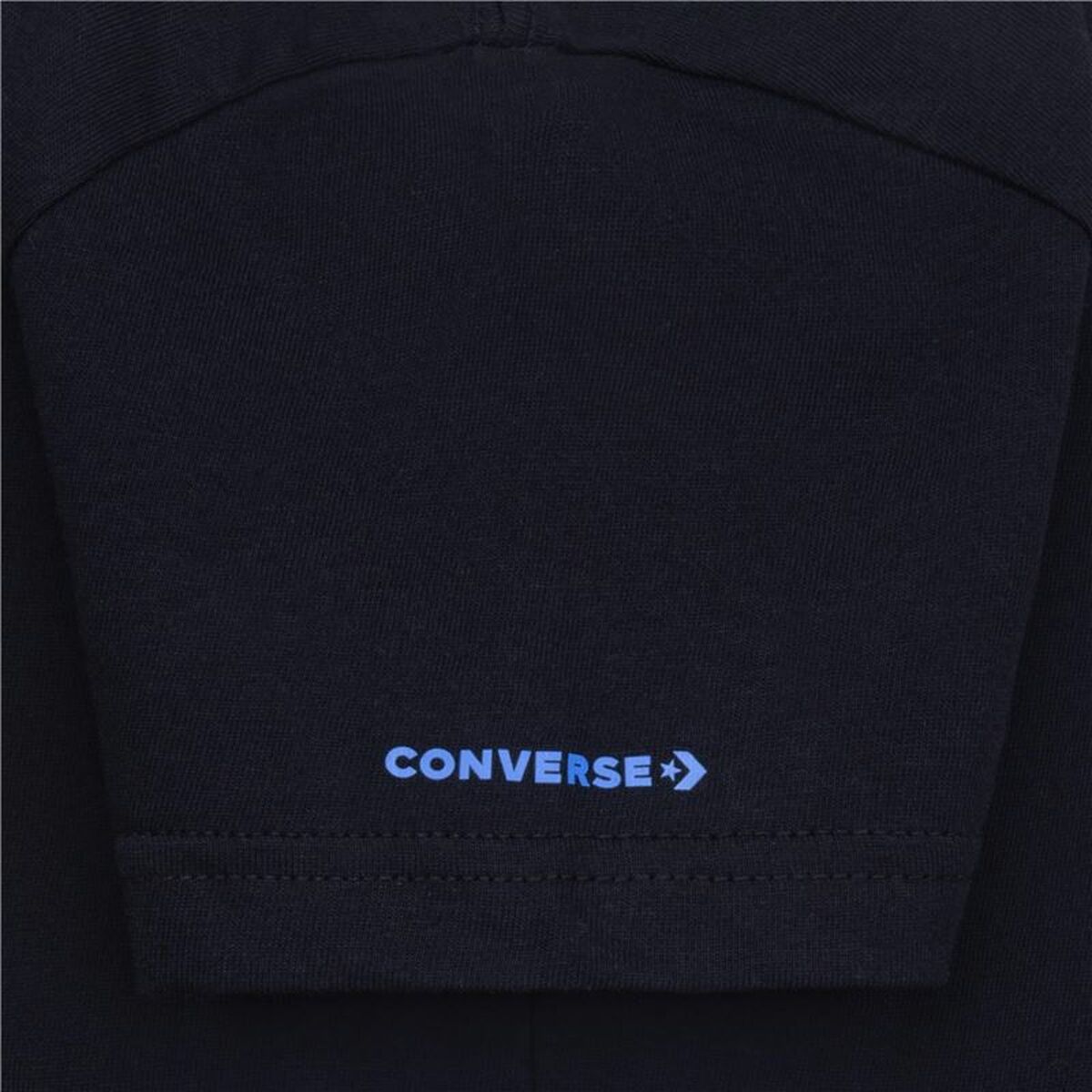 Tricou cu Mânecă Scurtă pentru Copii Converse Sustainable Core Sse Negru