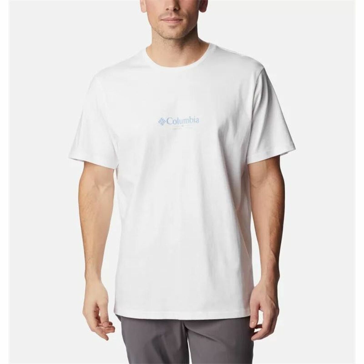 Tricou cu Mânecă Scurtă Bărbați Columbia Explorers Canyon™ Alb
