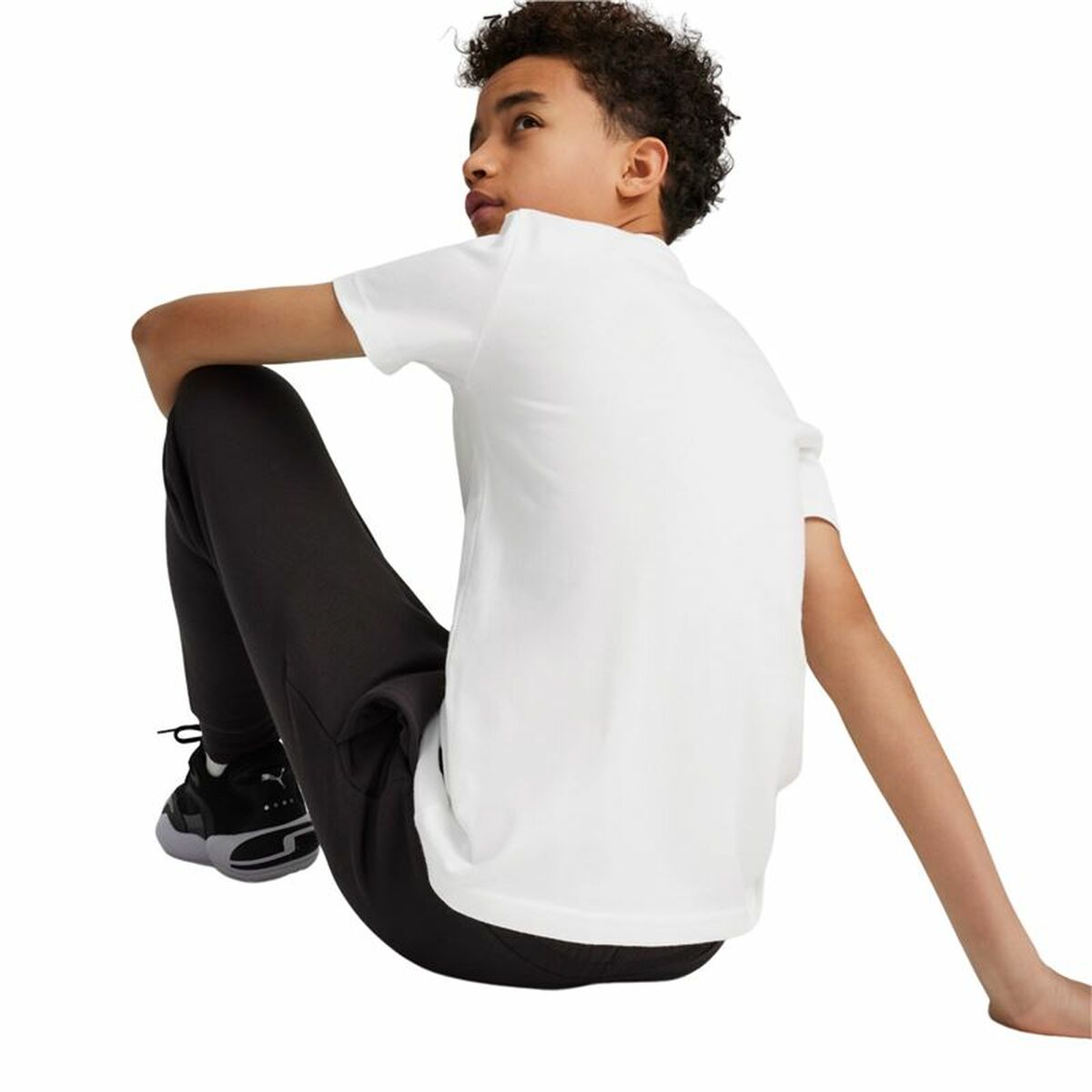 Tricou cu Mânecă Scurtă pentru Copii Puma Basketball Blueprint