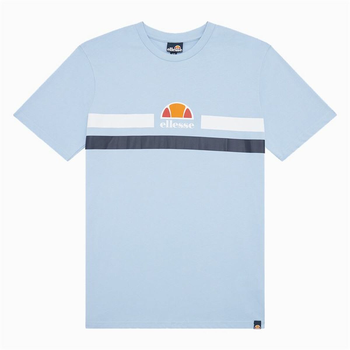 Tricou cu Mânecă Scurtă Bărbați Ellesse Aprel Cyan