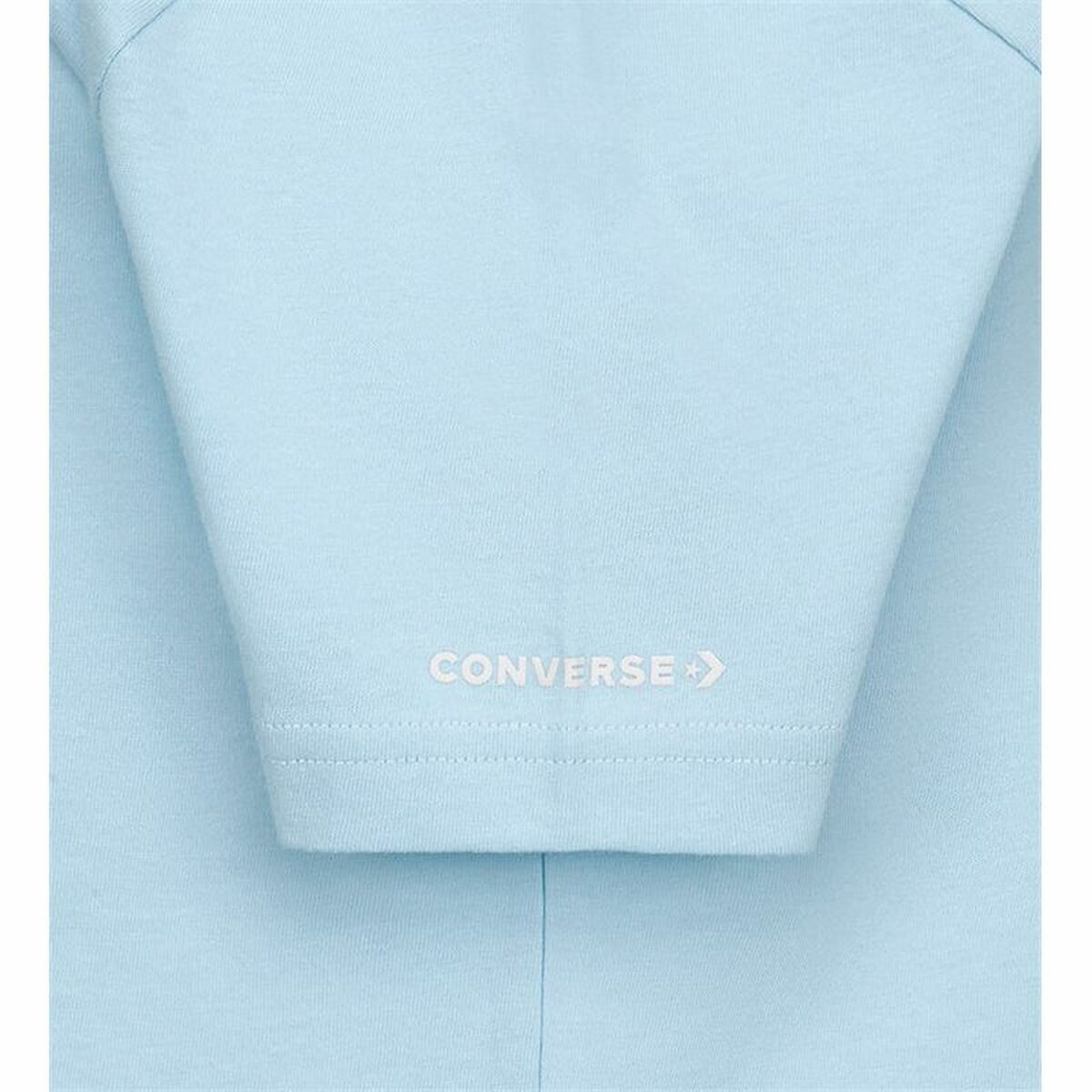 Tricou cu Mânecă Scurtă pentru Copii Converse Sustainable Core Sse Albastru celest