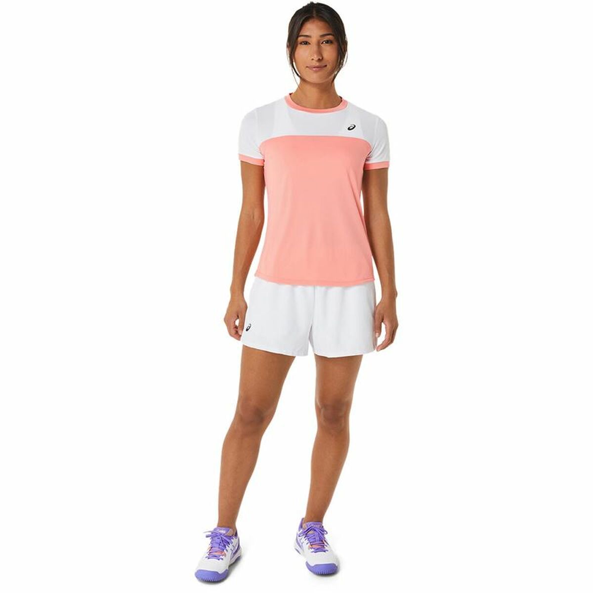 Tricou Sport cu Mânecă Scurtă Asics Court Roz Tenis