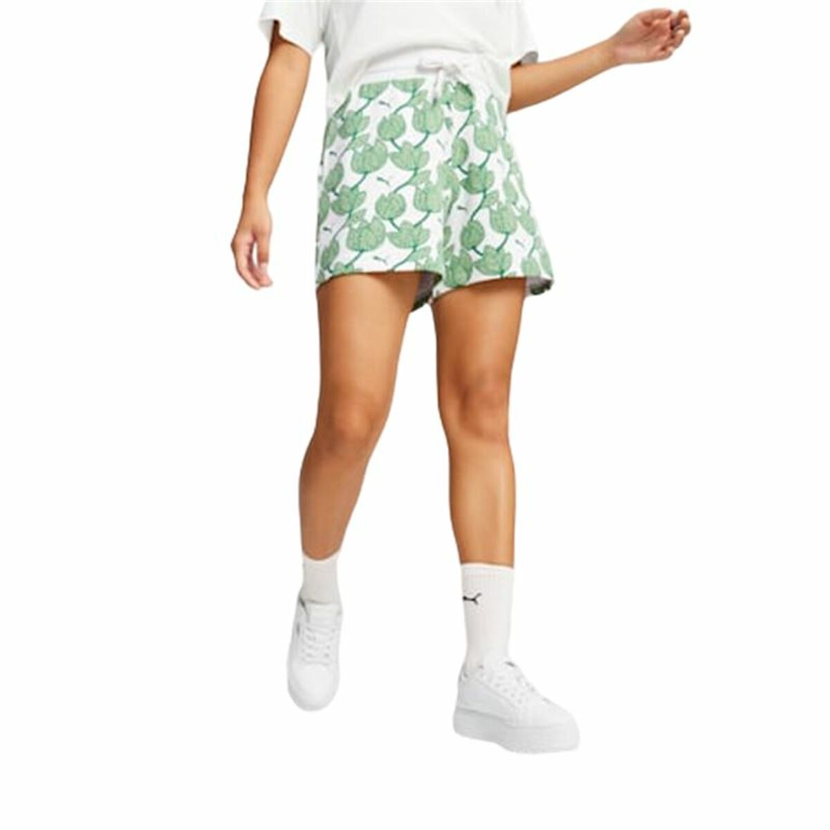 Pantaloni Scurți Sport pentru Damă Puma Essentials+ Blossom 5" AOP