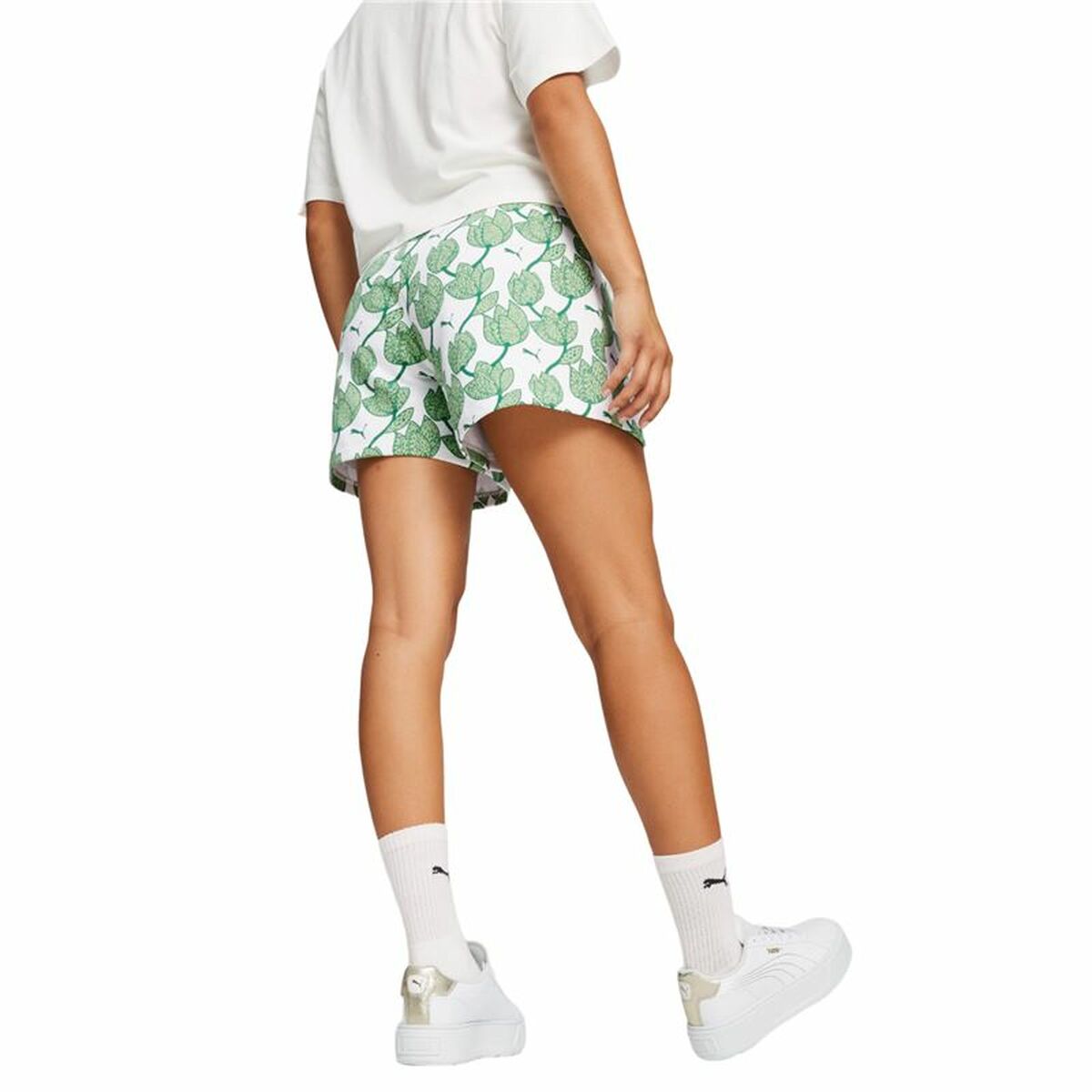 Pantaloni Scurți Sport pentru Damă Puma Essentials+ Blossom 5" AOP