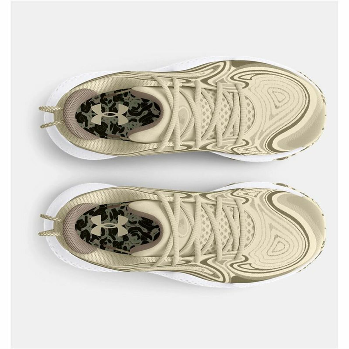 Încălțăminte de Baschet pentru Adulți Under Armour Spawn 6 Camo Măslină Maro Deschis