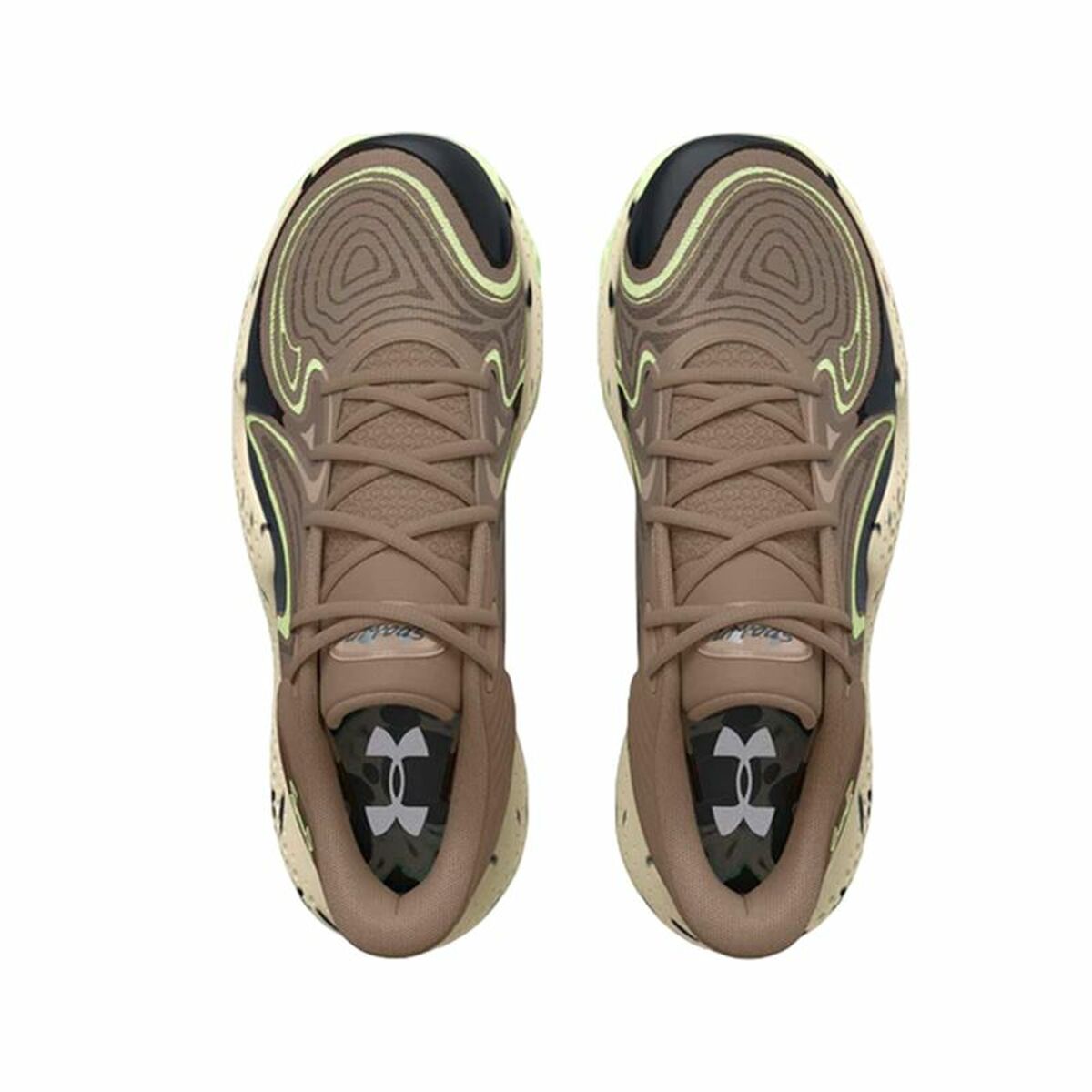 Încălțăminte de Baschet pentru Adulți Under Armour Spawn 6 Mid Maro