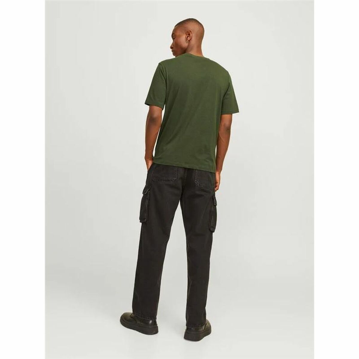 Tricou cu Mânecă Scurtă Bărbați Jack & Jones Măslină