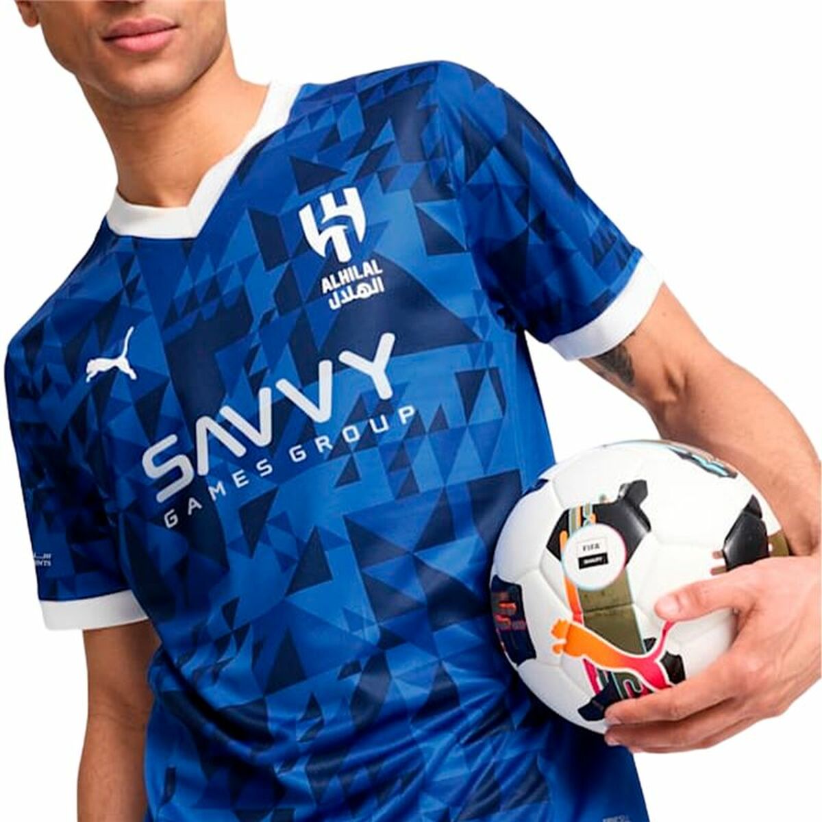 Tricou cu Mânecă Scurtă Bărbați Puma Al-Hilal 2024 2025