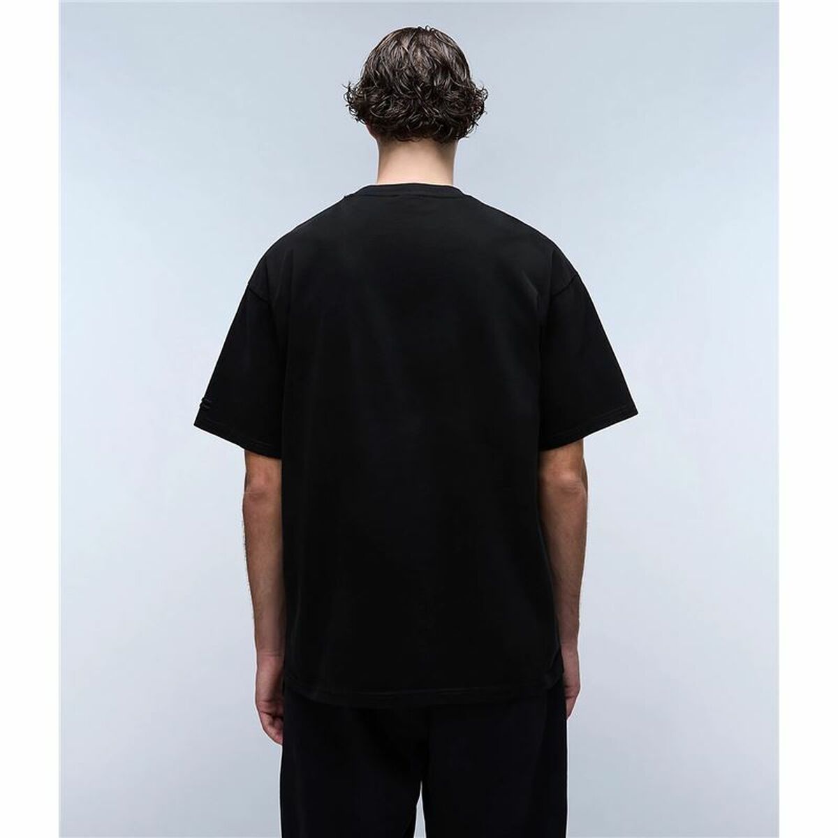 Tricou cu Mânecă Scurtă Bărbați Napapijri S-Premium Ss Negru