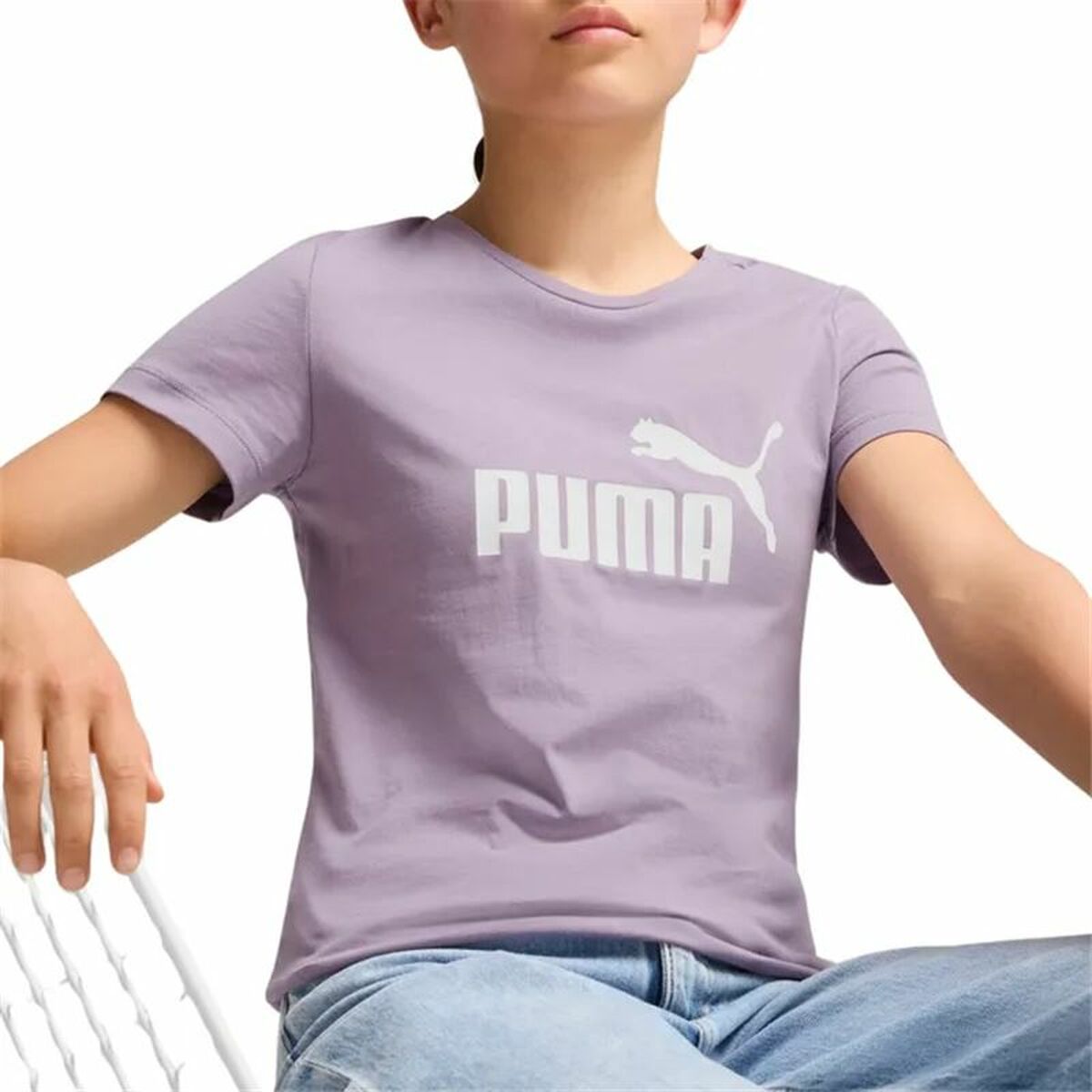 Tricou cu Mânecă Scurtă pentru Copii Puma