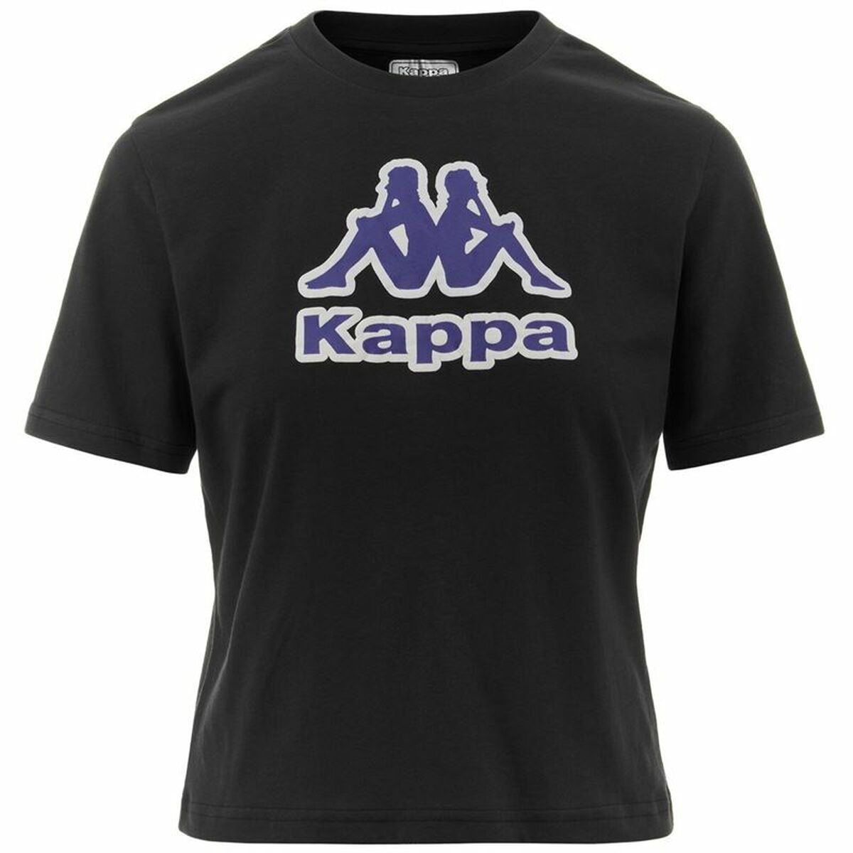 Tricou cu Mânecă Scurtă Femei Kappa Fabra Negru