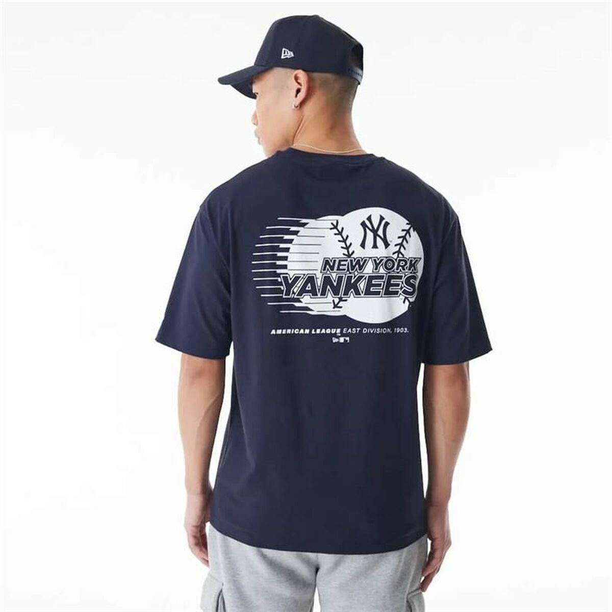 Tricou cu Mânecă Scurtă Bărbați New Era BASEBALL GRPHIC OS New York Yankees