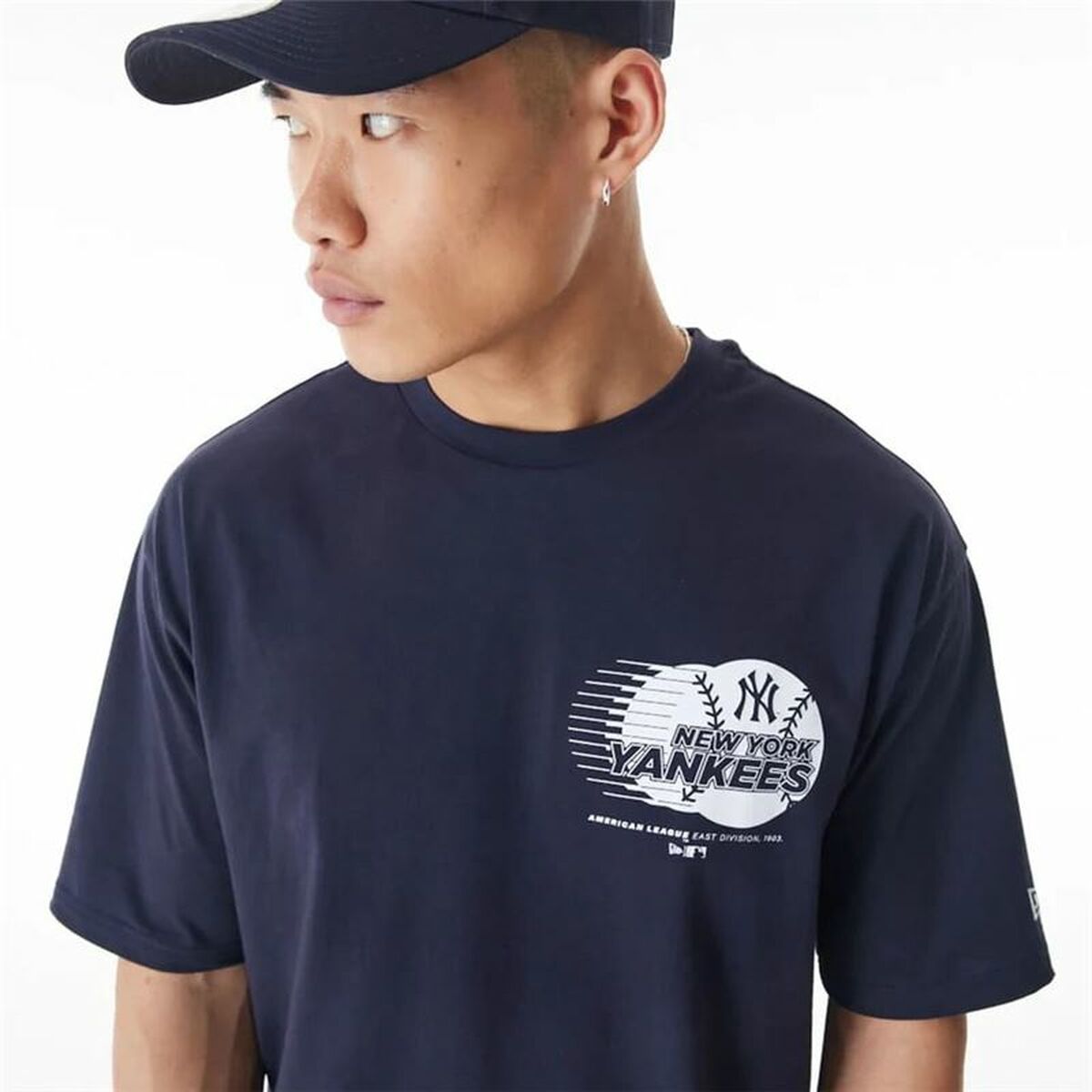 Tricou cu Mânecă Scurtă Bărbați New Era BASEBALL GRPHIC OS New York Yankees