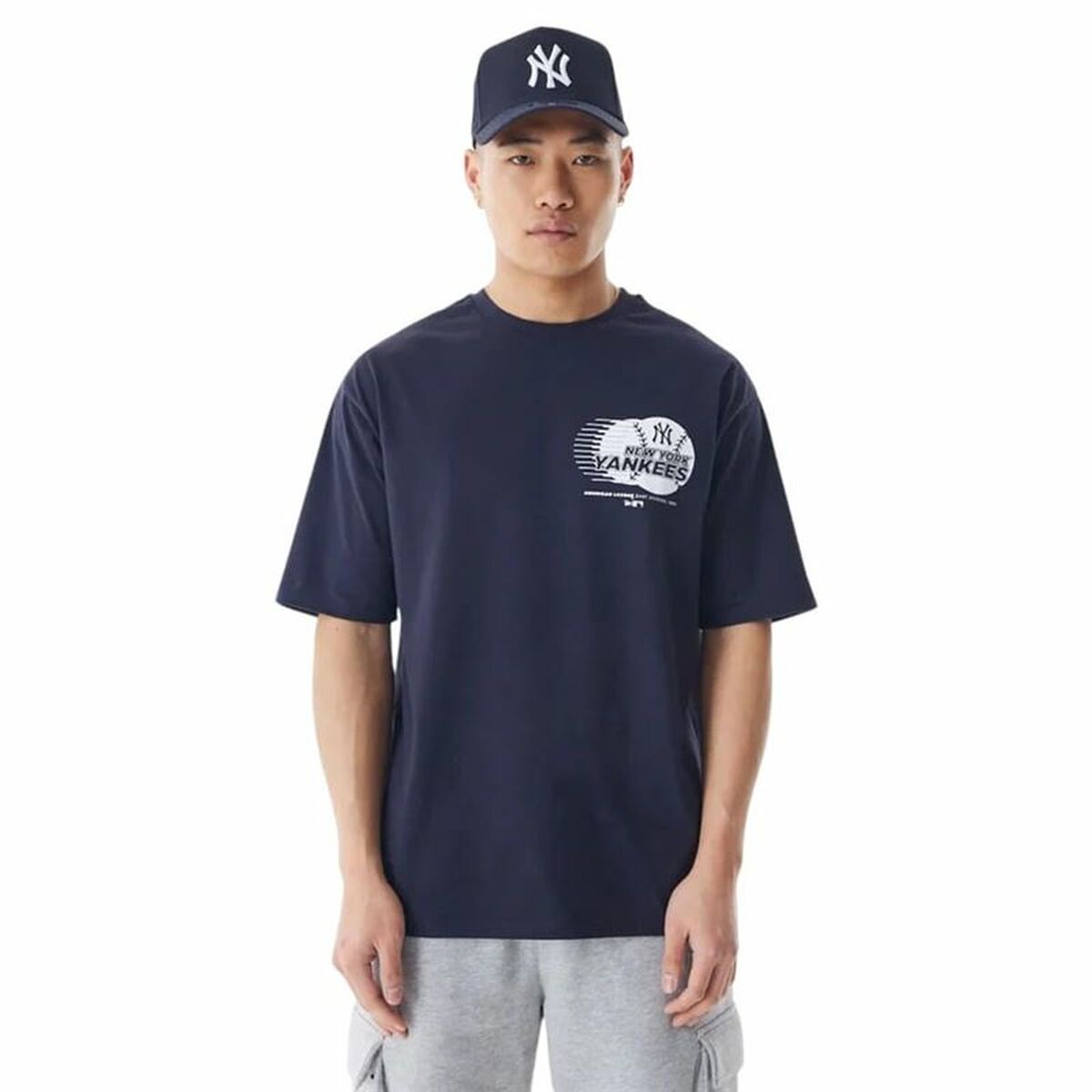 Tricou cu Mânecă Scurtă Bărbați New Era BASEBALL GRPHIC OS New York Yankees