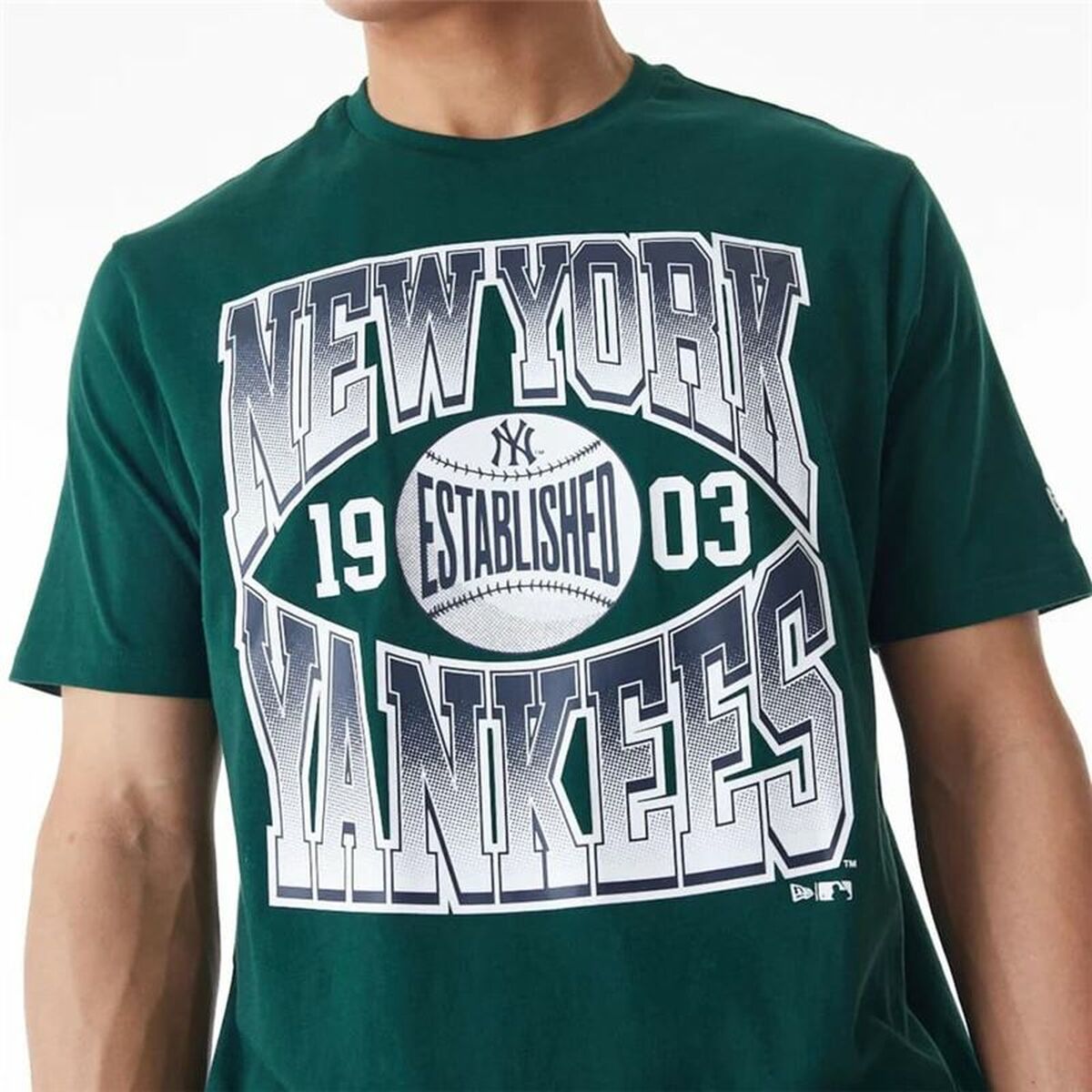 Tricou cu Mânecă Scurtă Bărbați New Era MLB GRADIENT GRPHC New York Yankees