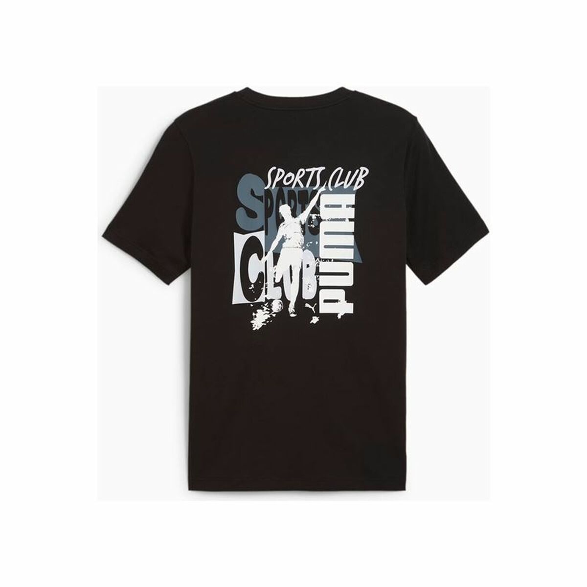 Tricou cu Mânecă Scurtă Bărbați Puma Graphics Puma Sports Club Negru