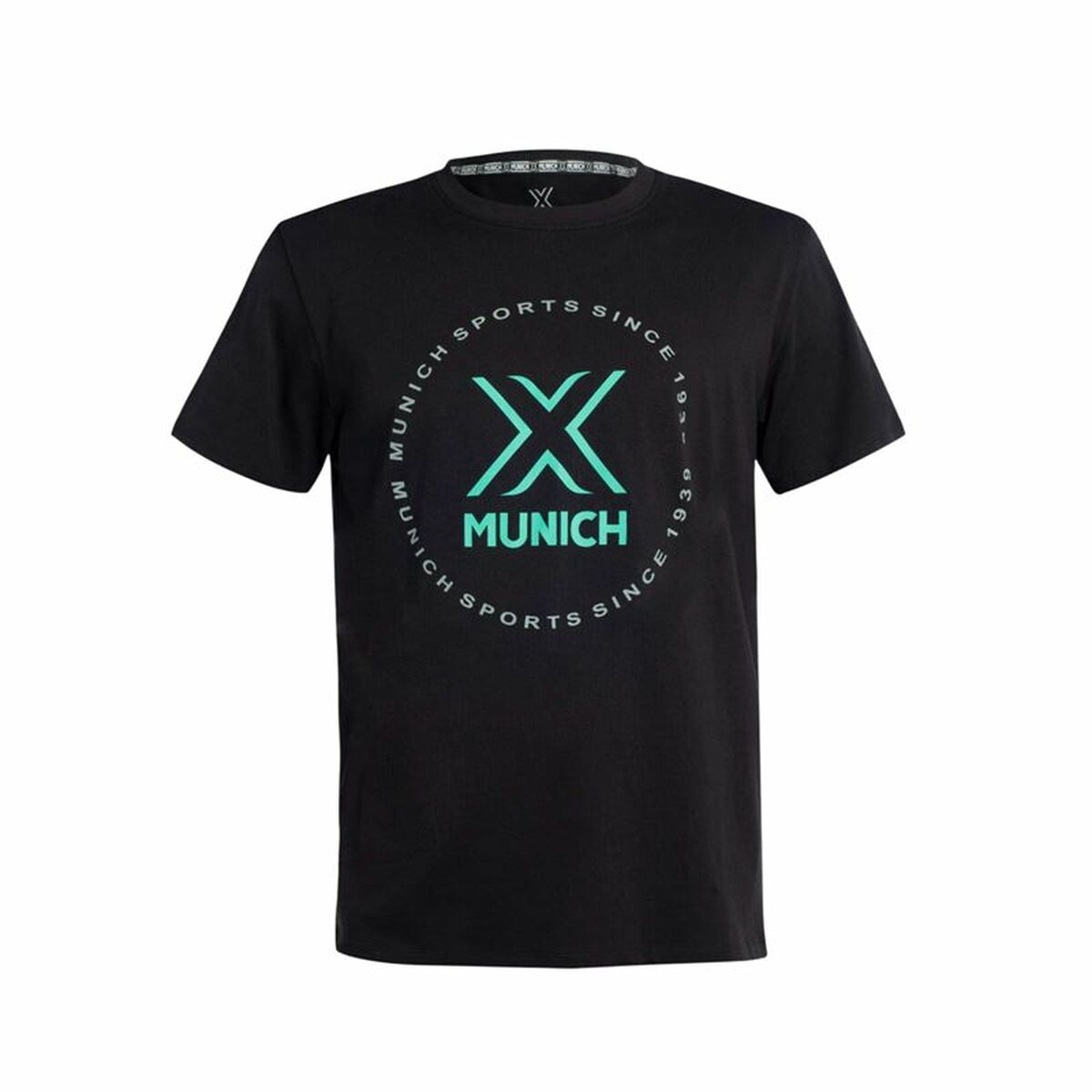 Tricou Sport cu Mânecă Scurtă Munich Negru