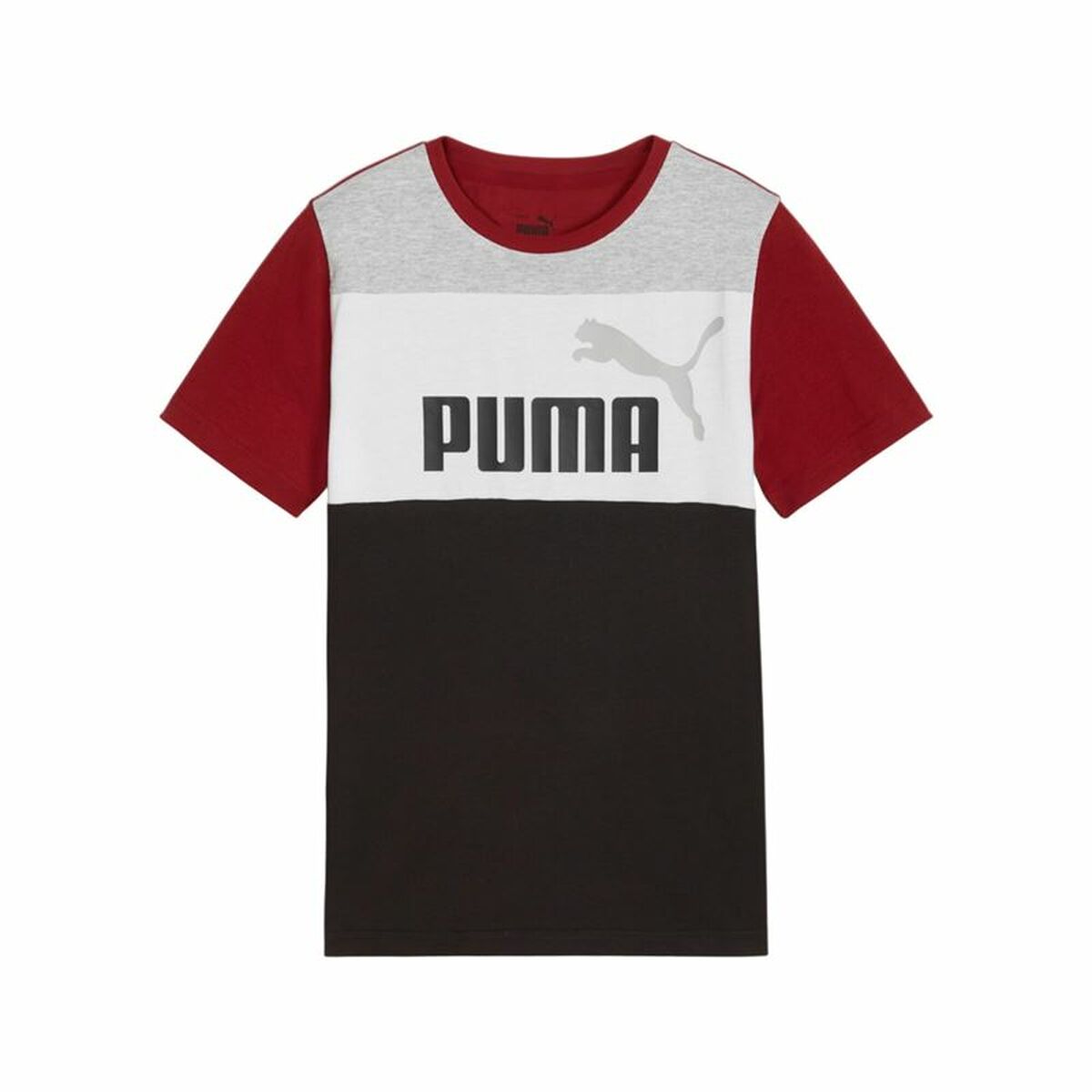 Tricou cu Mânecă Scurtă pentru Copii Puma Ess Block