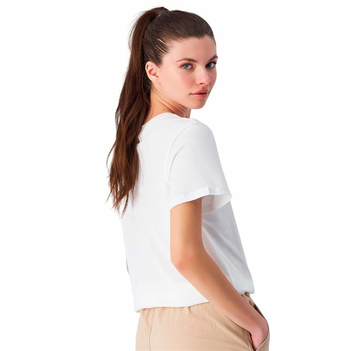 Tricou cu Mânecă Scurtă Femei Champion