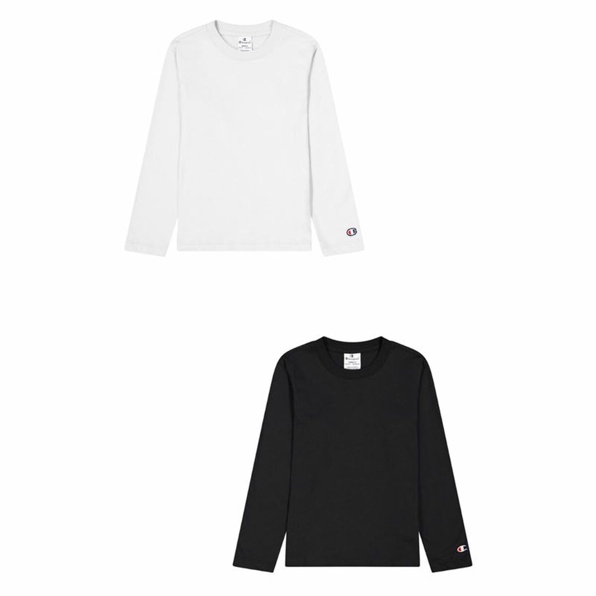 Tricou cu Mânecă Lungă Bărbați Champion 2 Unități