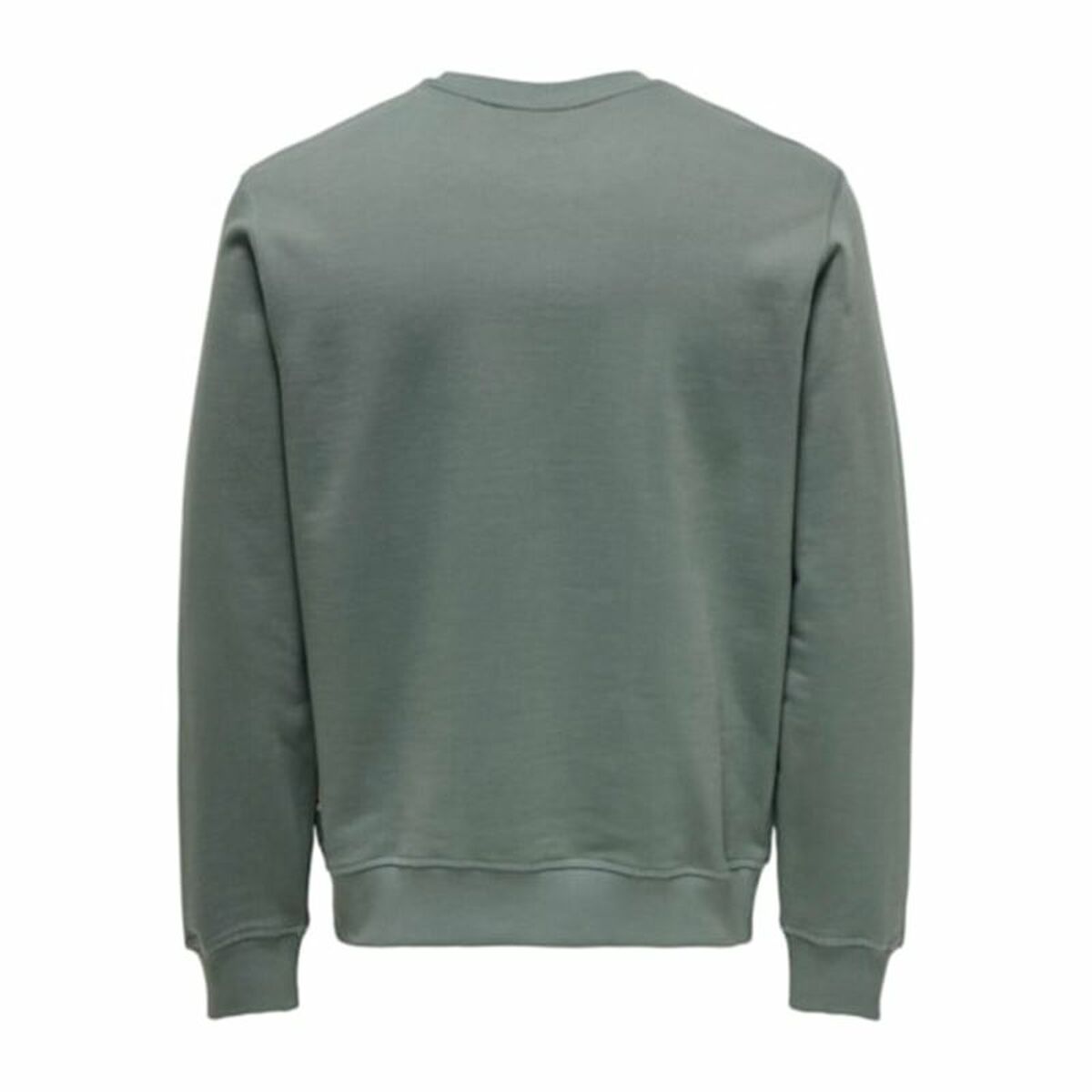 Hanorac fără Glugă Bărbați Only & Sons Onsdan Unshed Reg Crew Neck Verde inchis