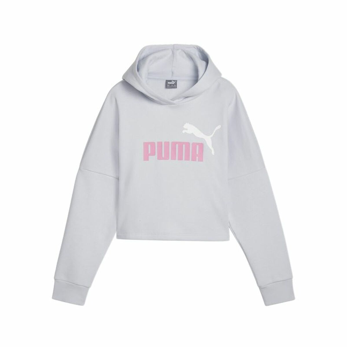 Hanorac cu glugă pentru fete Puma Ess Logo Cropped Hoodie G