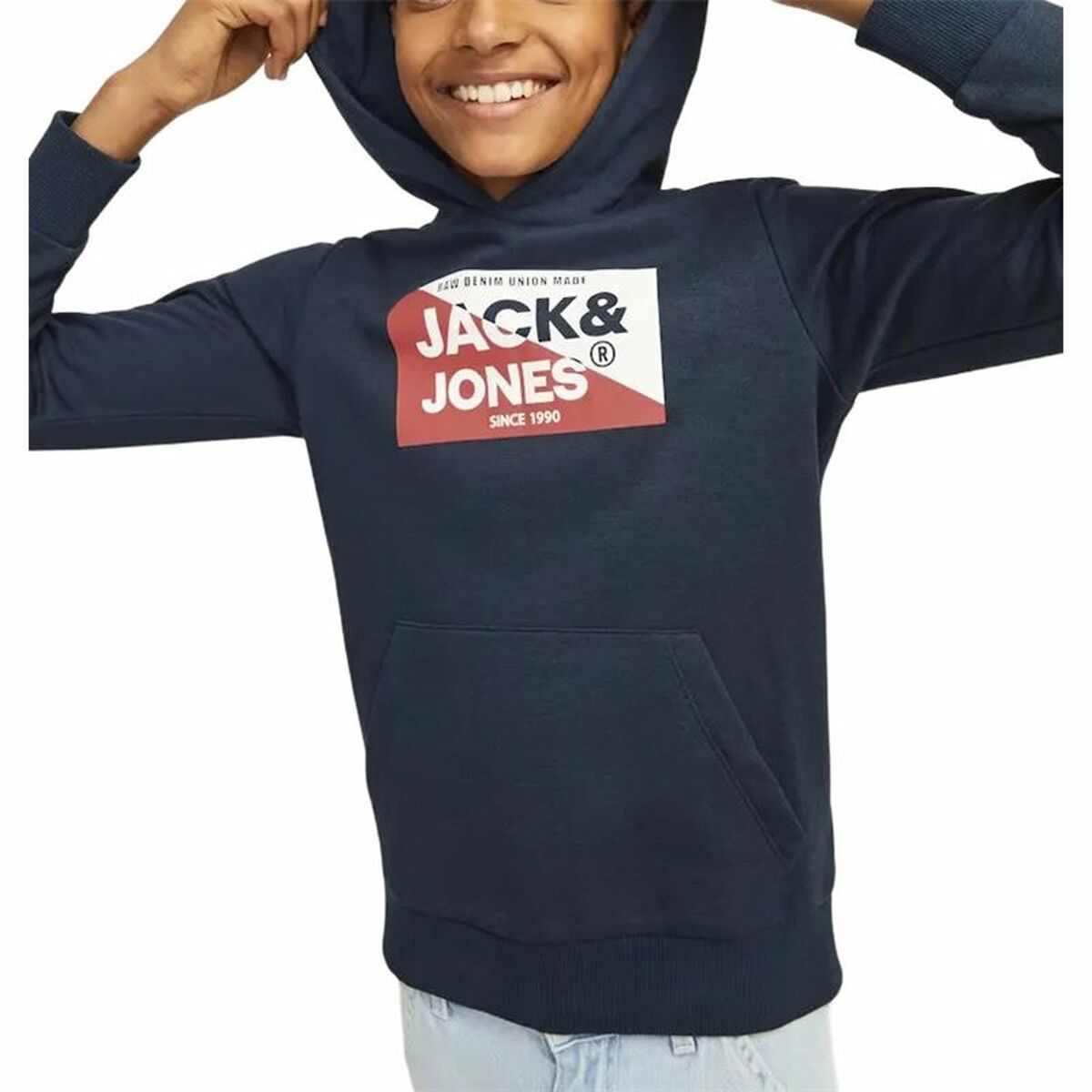 Hanorac cu Glugă Bărbați Jack & Jones Jjnolan Negru
