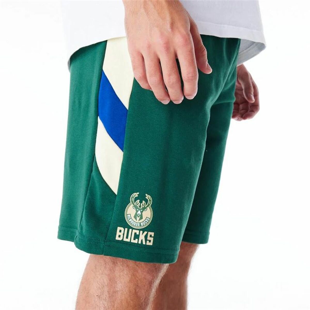 Pantalon Scurt Sport New Era NBA Milwaukee Bucks Verde