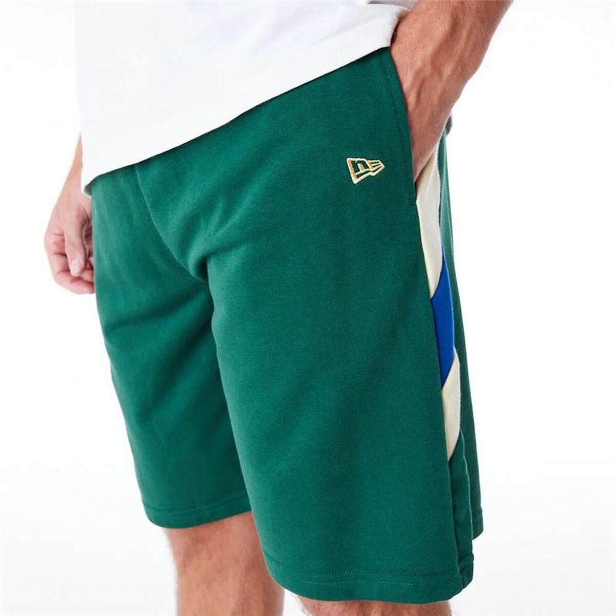 Pantalon Scurt Sport New Era NBA Milwaukee Bucks Verde