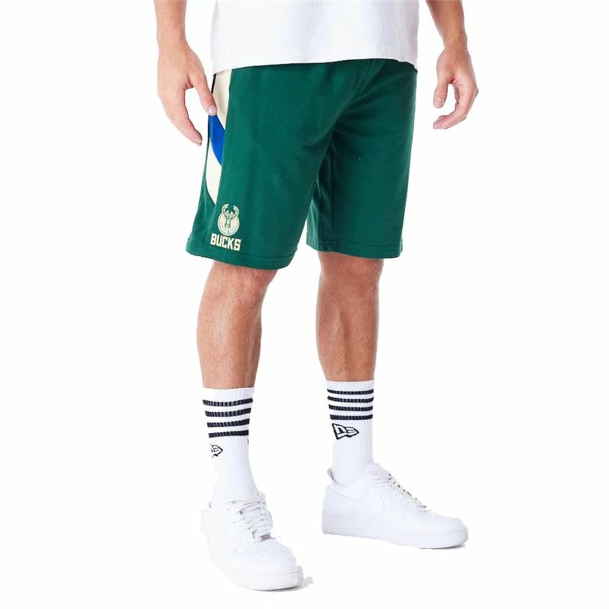 Pantalon Scurt Sport New Era NBA Milwaukee Bucks Verde