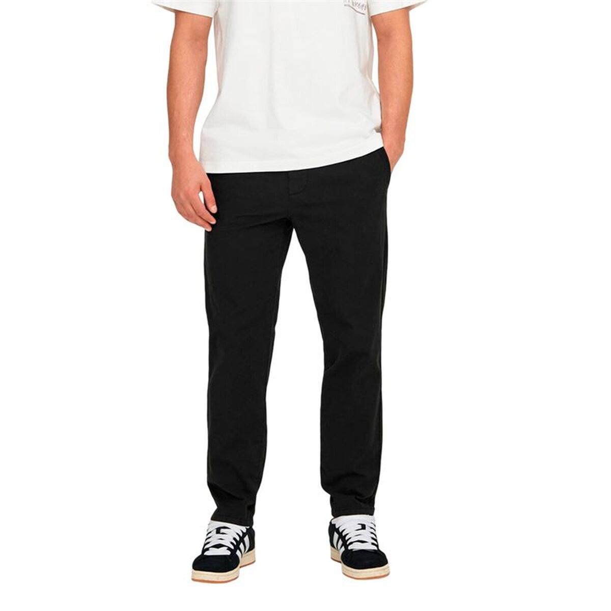 Pantalon de Trening pentru Adulți Only & Sons Onslinus Taper 0183 Negru Bărbați