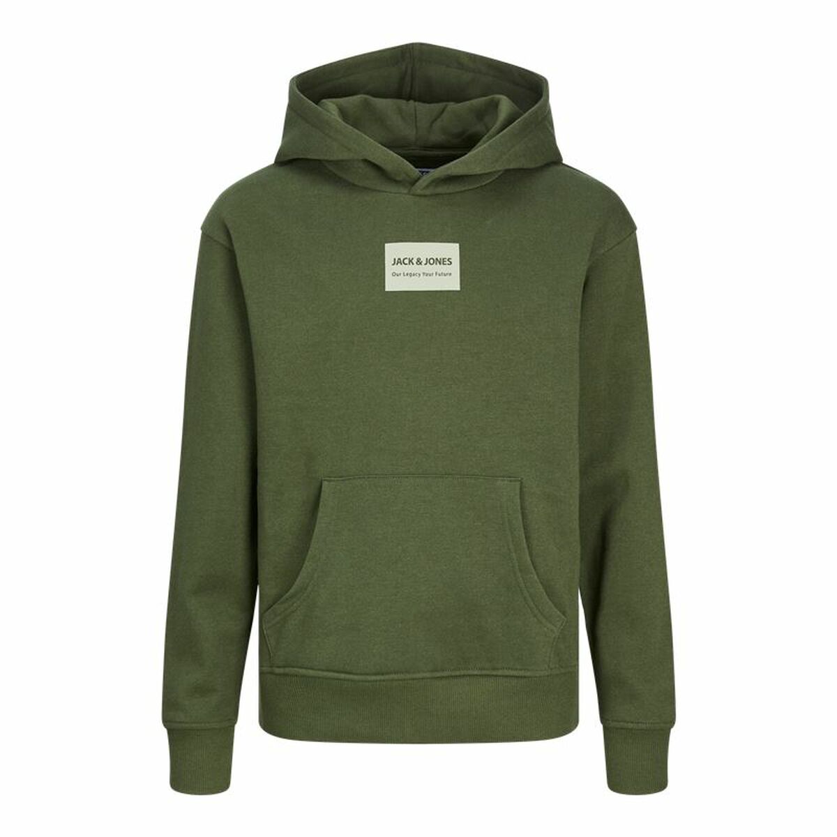 Hanorac cu Glugă Copii Jack & Jones Jjhakkai Kombu Verde
