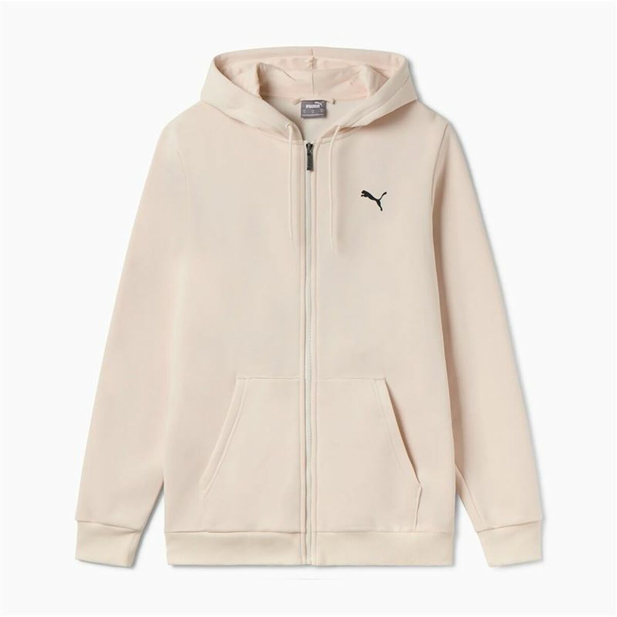 Hanorac cu Glugă Bărbați Puma Essentials+ Graphic Hoodie Fz Bej