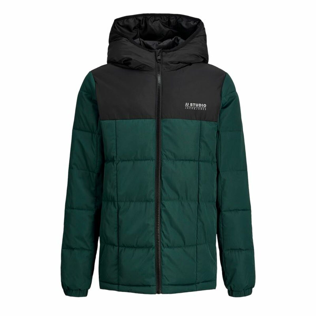 Vestă Infantil Jack & Jones Jjben Square Hood Jacket Jnr Măslină