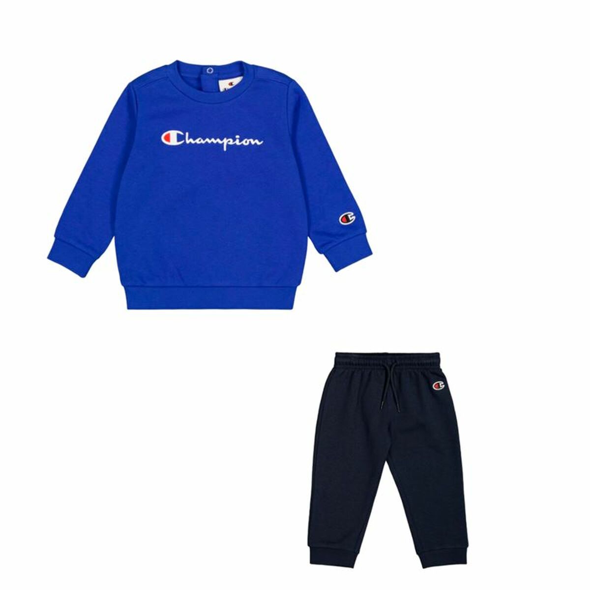 Set Sport pentru Bebeluși Champion Crewneck Suit  Albastru