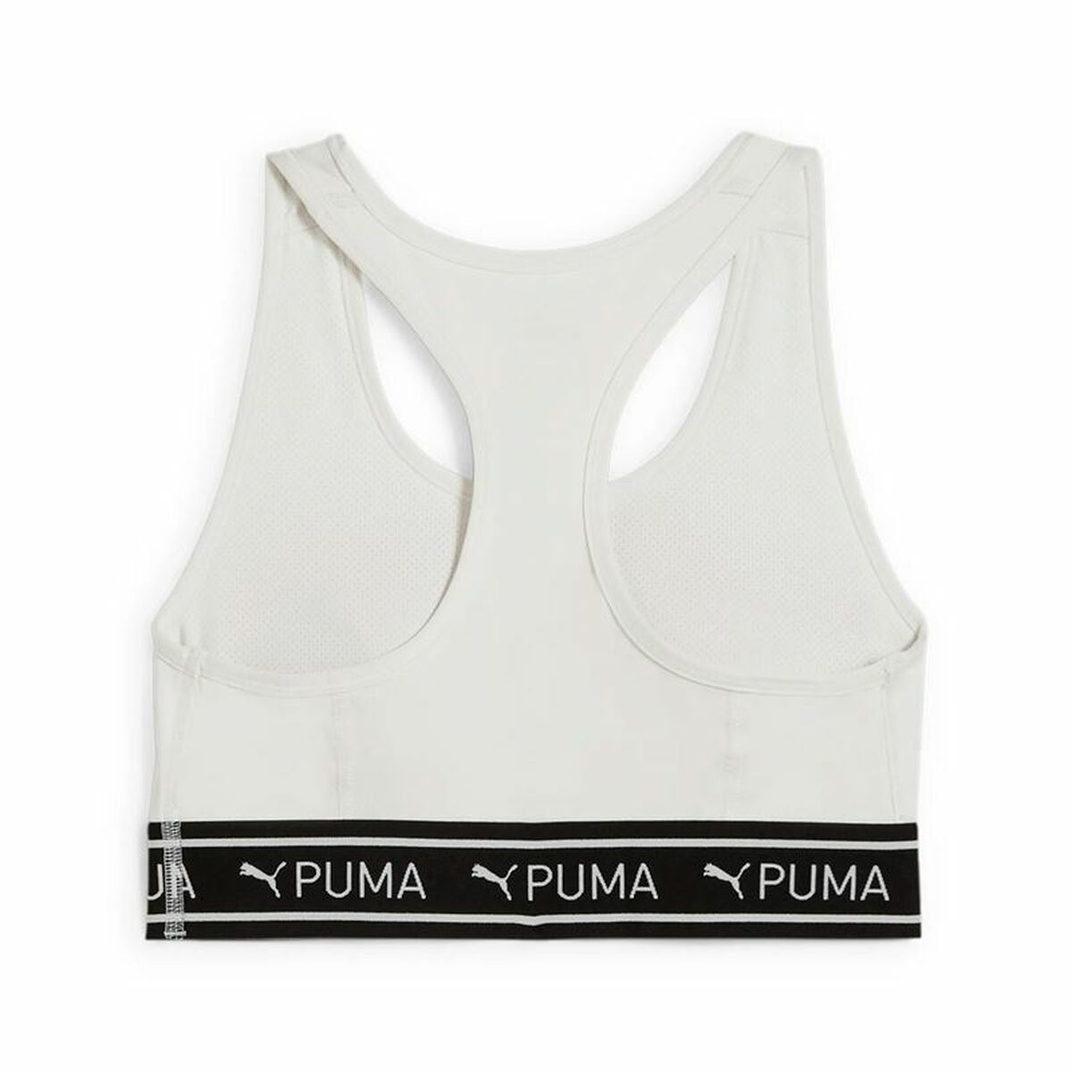 Sutien Sport Puma 4Keeps Elastic Bra Alb