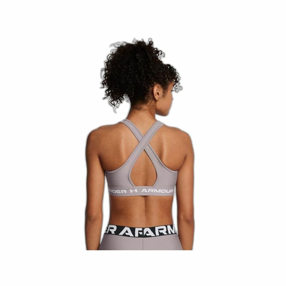 Sutien Sport Under Armour CroSSback Mid Gri