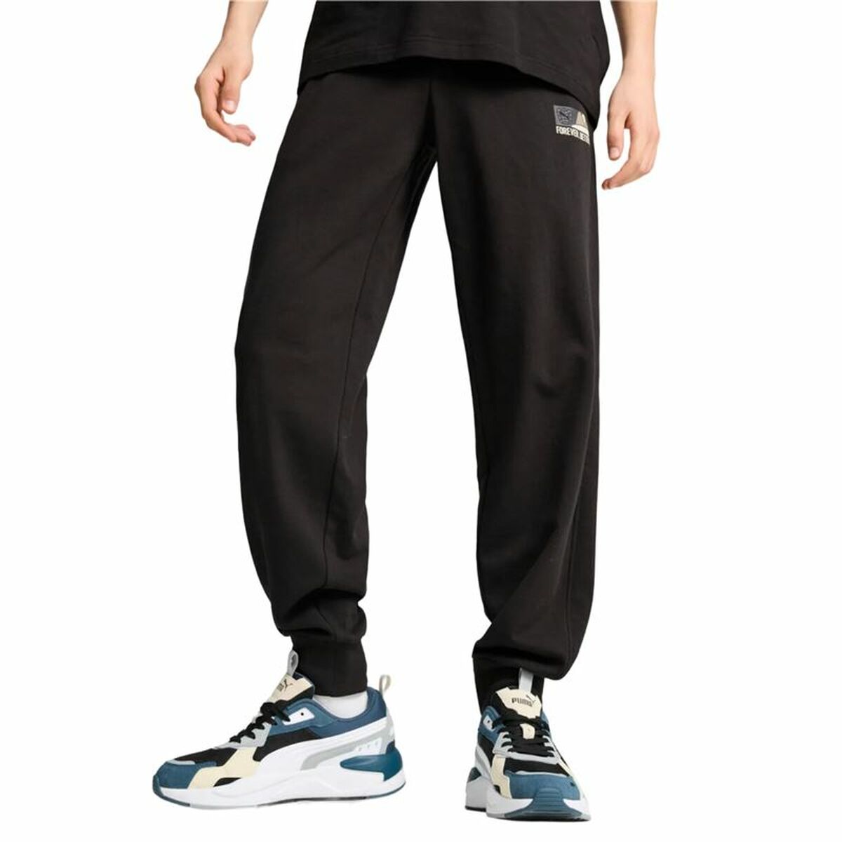 Pantalon de Trening pentru Adulți Puma Negru Bărbați