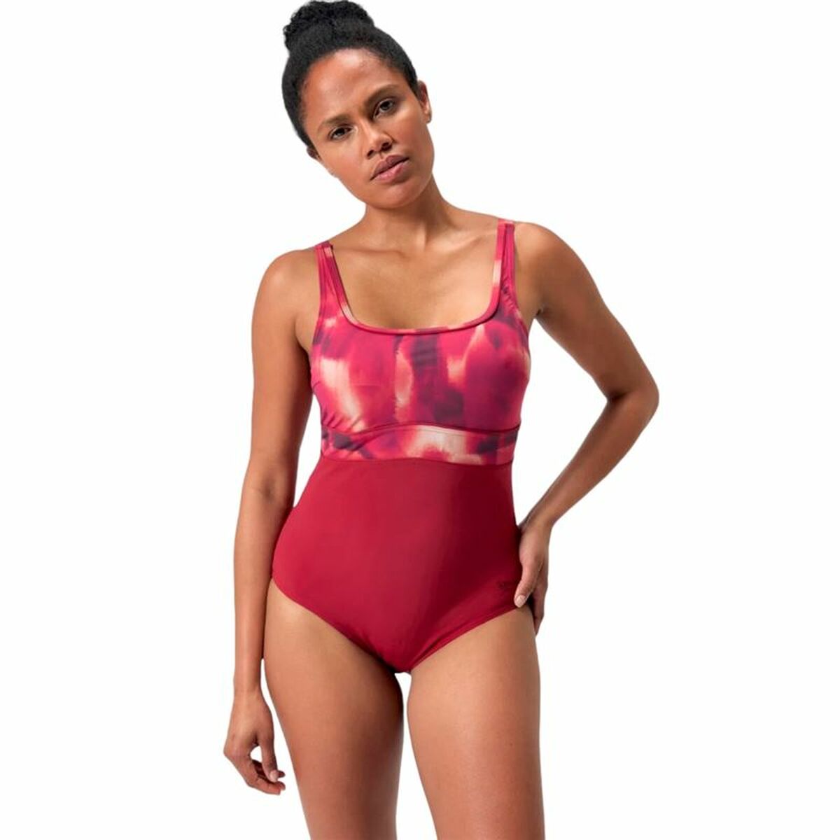 Costum de Baie Femei Speedo Shaping Contour Roșu