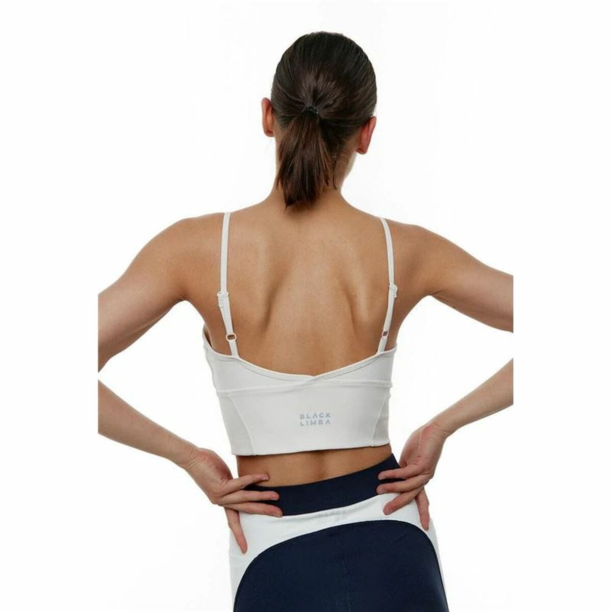 Top Sport de Damă Black Limba Furina  Crem