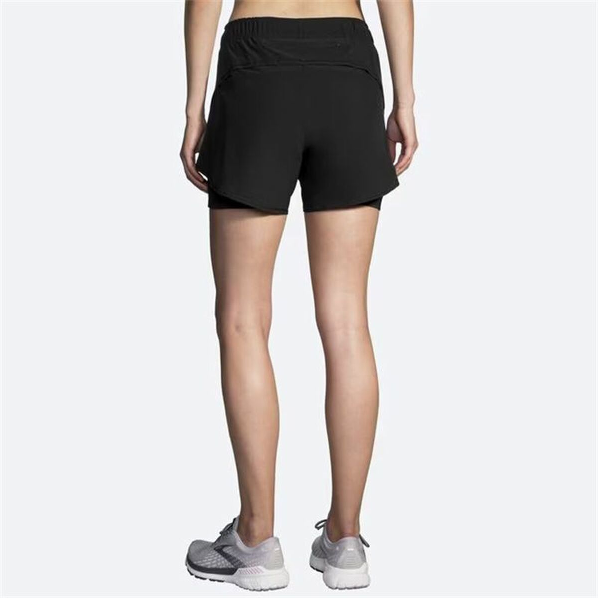 Pantaloni Scurți Sport pentru Damă Brooks Chaser 5" 2-in-1 Negru
