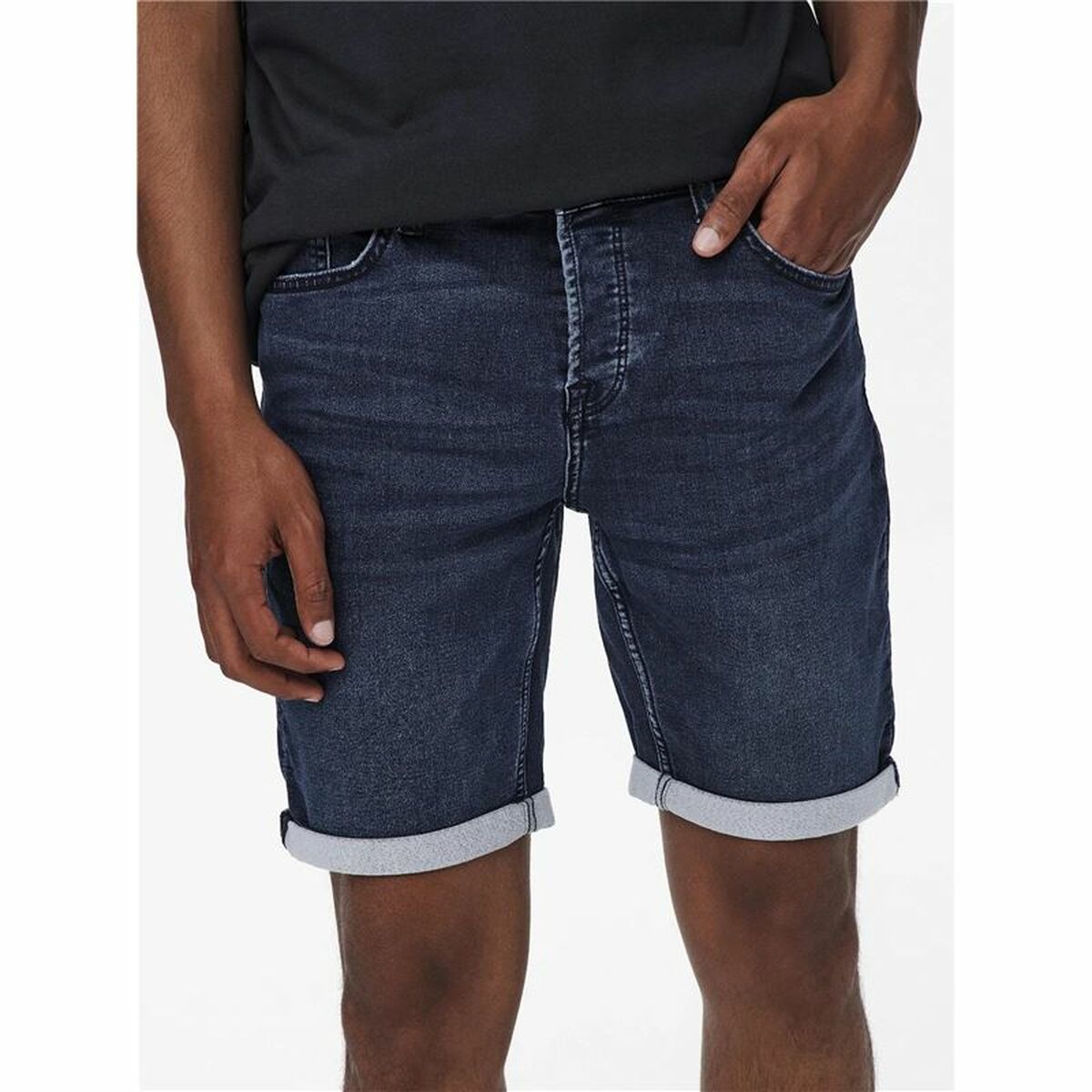 Blugi Bărbați Only & Sons Regular D Blue 8582 Albastru