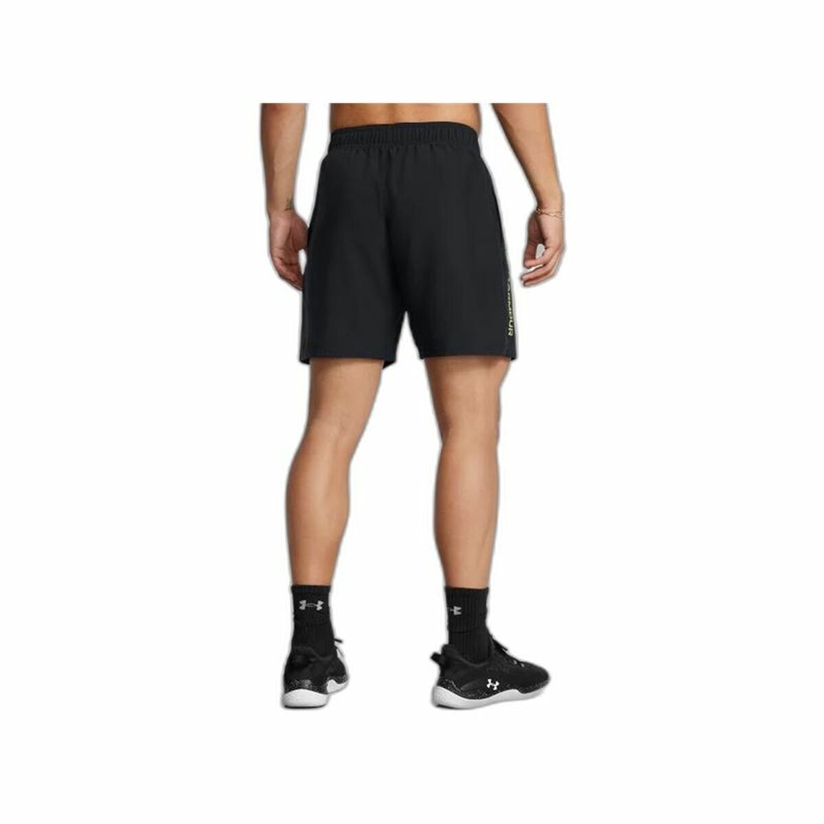 Pantaloni Scurți Sport pentru Bărbați Under Armour Wordmark Negru