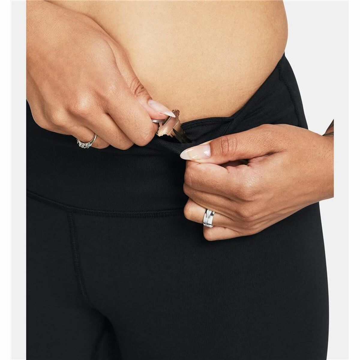 Colanți Sport de Damă Under Armour Campus 7in Negru