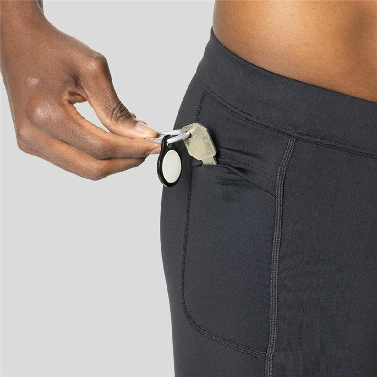 Colanți sport pentru bărbați Odlo Essential Negru