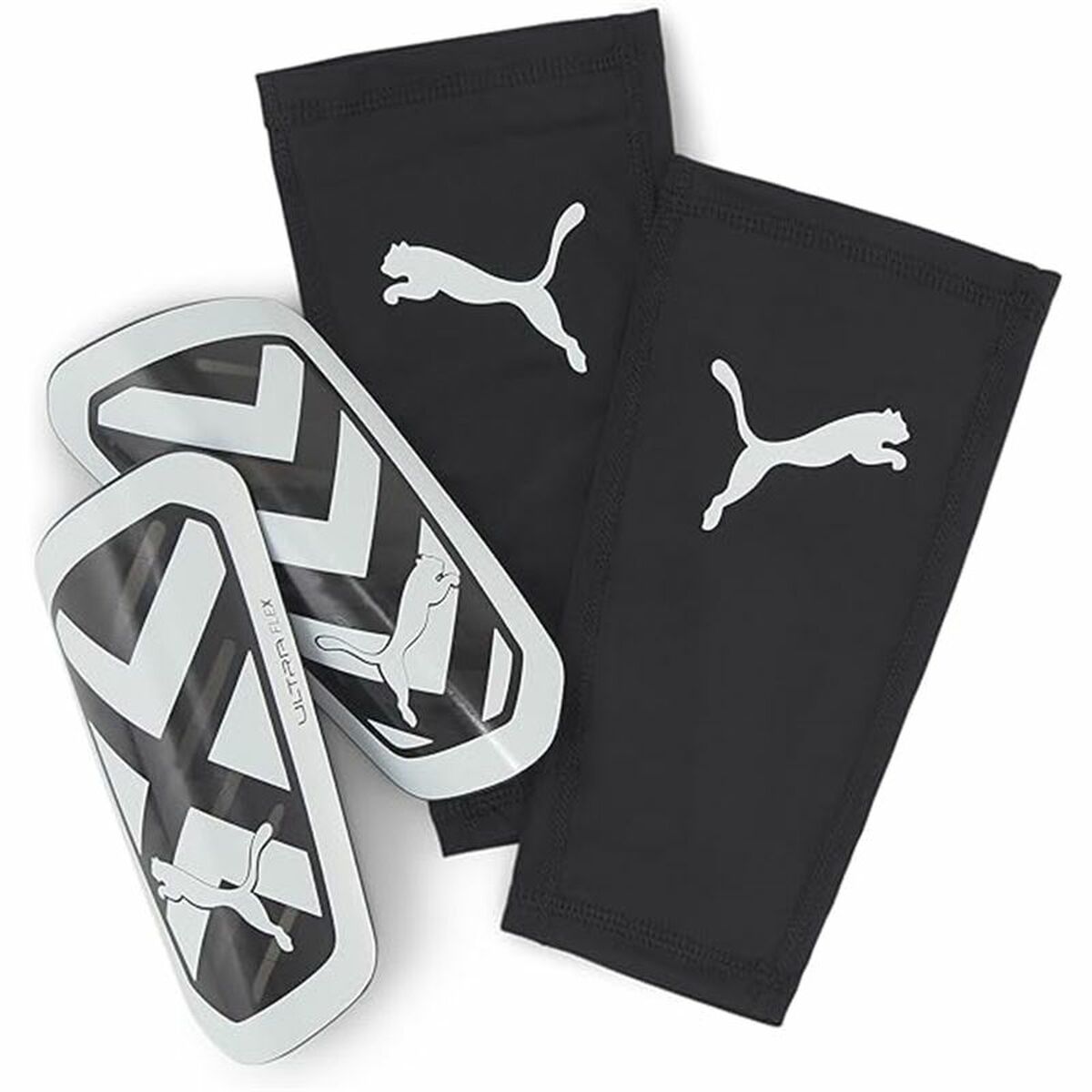 Apărători pentru Gambe Puma Ultra Flex Sleeve Alb Negru
