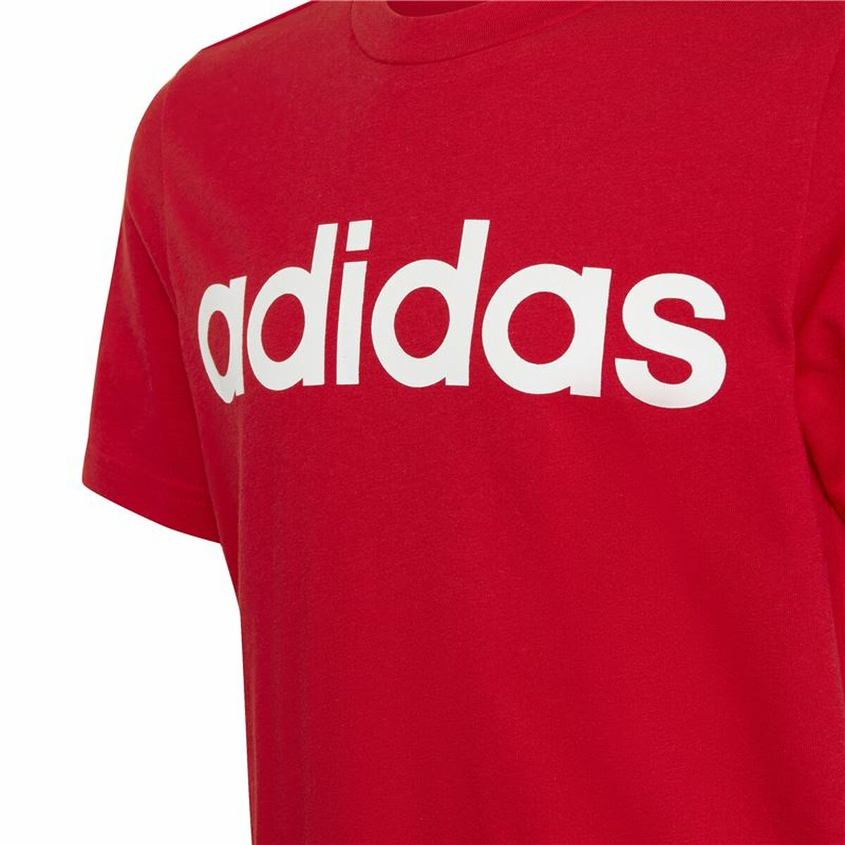 Tricou cu Mânecă Scurtă pentru Copii Adidas Lin Roja
