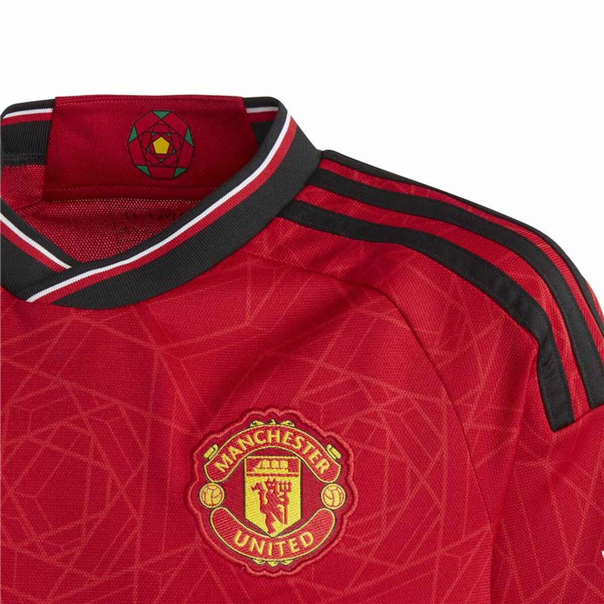 Tricou de Fotbal cu Mânecă Scurtă pentru Copii Adidas Manchester (7-8 Ani)